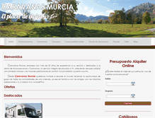 Tablet Screenshot of caravanasmurcia.com